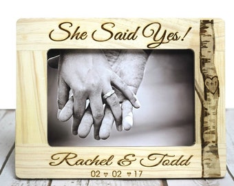 Engagement Gifts for Couple Personalized Engagement Party Gifts For Couple Engagement Picture Frame Engraved