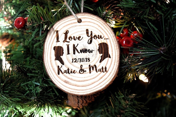 engagement gift ornament