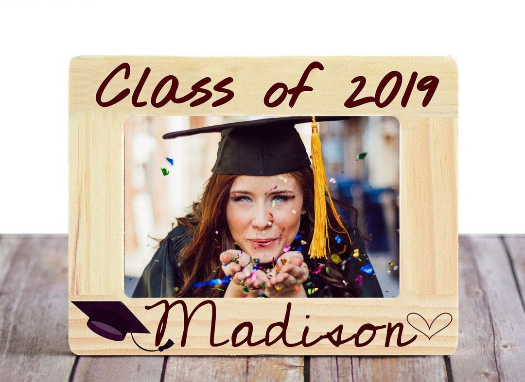 Graduation Gift, Engraved Photo Frame, Engraved Gift, Gift for Grad, Personalized Grad Gift