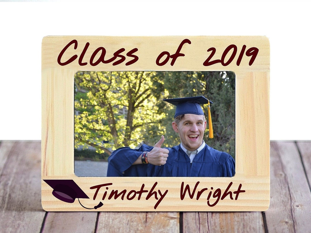 Graduation Gift, Engraved Photo Frame, Engraved Gift, Gift for Grad, Personalized Grad Gift