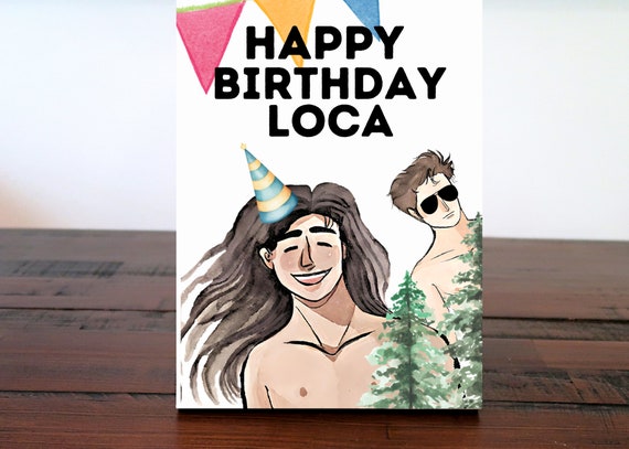 Happy Birthday Loca Card