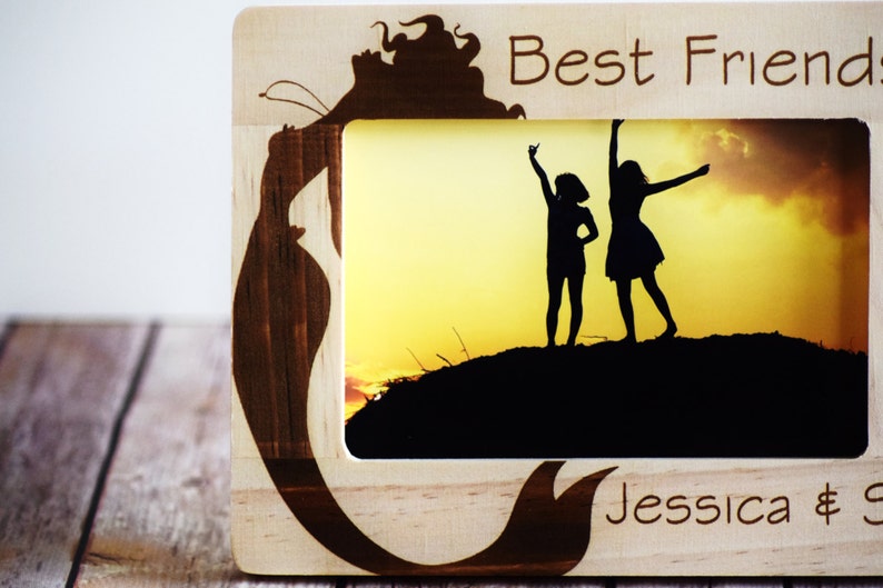 Best Friends Frame Personalized Photo Framebirthday Great Etsy