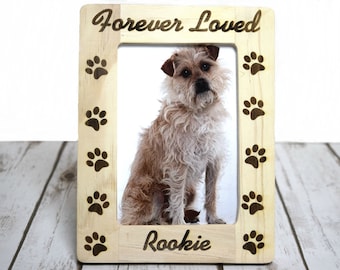 Dog Sympathy Gift, Gift for Pet Lover Gift Custom Pet Frame, Dog Cat Pet Loss Sympathy, Dog Loss, Cat Loss, Pet Memorial Frame