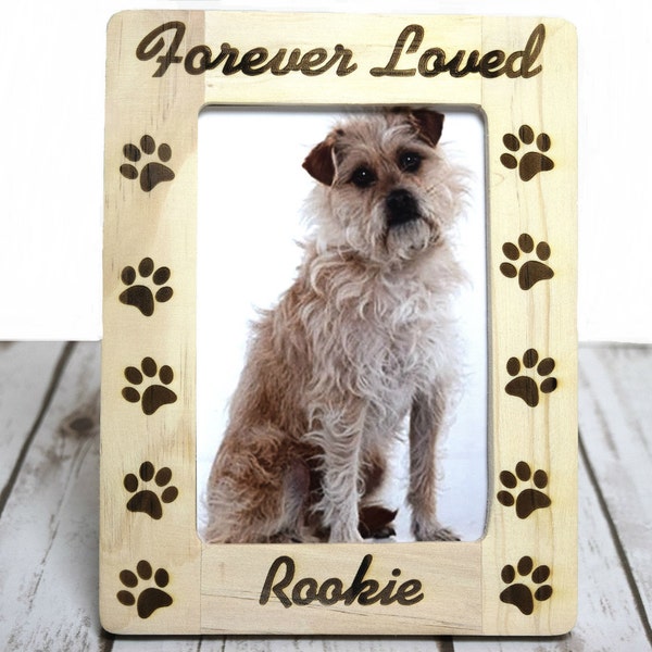 Dog Sympathy Gift, Gift for Pet Lover Gift Custom Pet Frame, Dog Cat Pet Loss Sympathy, Dog Loss, Cat Loss, Pet Memorial Frame
