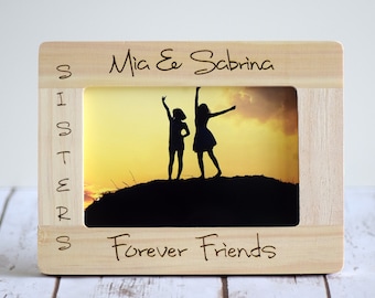 Christmas Gift for Sister, Gifts for Sister, Gift for Best Friend BFF Gift, Best Friend Frame, sorority sister gift