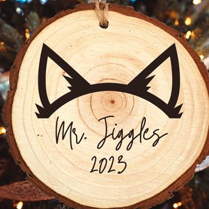 Custom Cat Ornament - Custom Pet Ornament - Cat Ornament Personalized - Personalized Cat Ornament