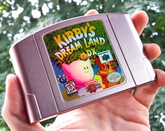 Kirby's Dream Land DX N64 Cartridge