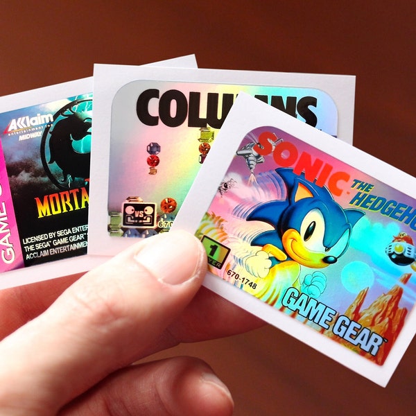 Game Gear Cartridge labels