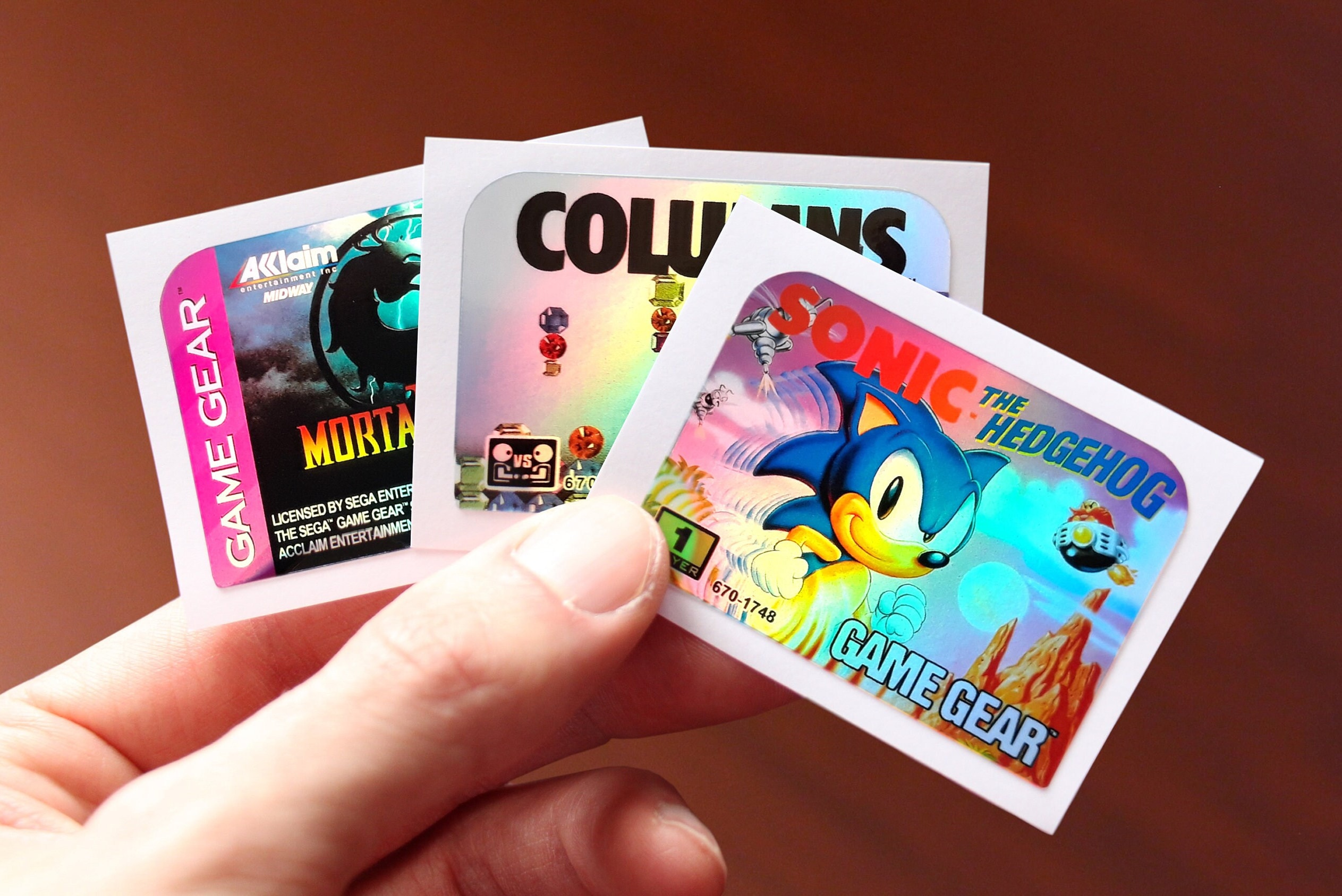 Game Gear Cartridge labels