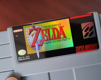 Holographic SNES Cartridge Labels