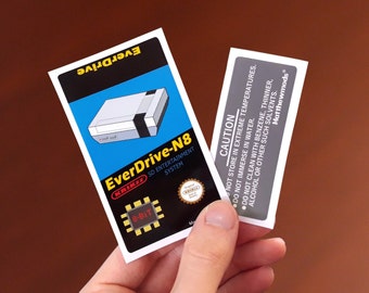 Etiquettes pour cartouches NES