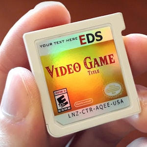 DS/3DS Cartridge Labels
