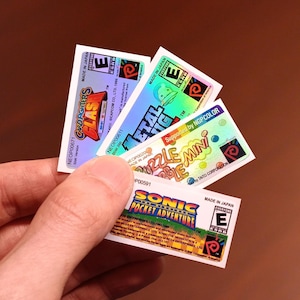 Neo Geo Pocket Cartridge labels