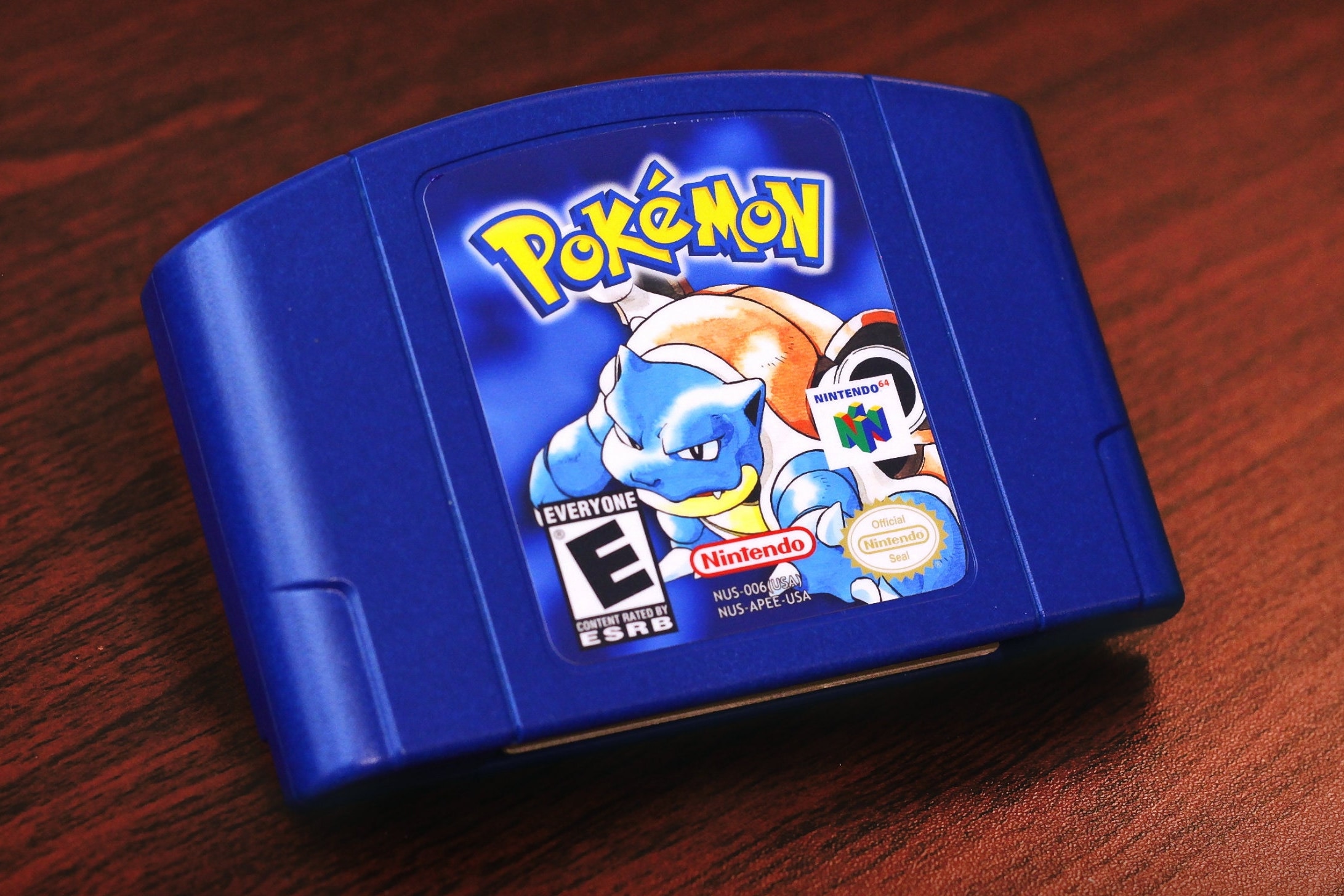 Pokemon Red Version Nintendo 64 Game Cart 