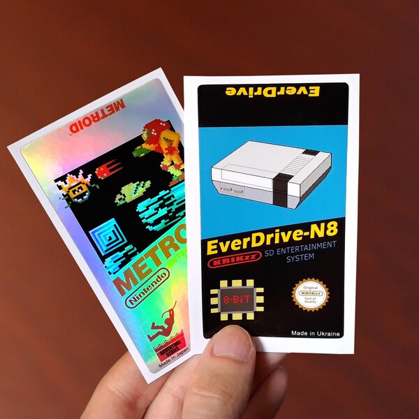 Nes Cartridge Label Etsy