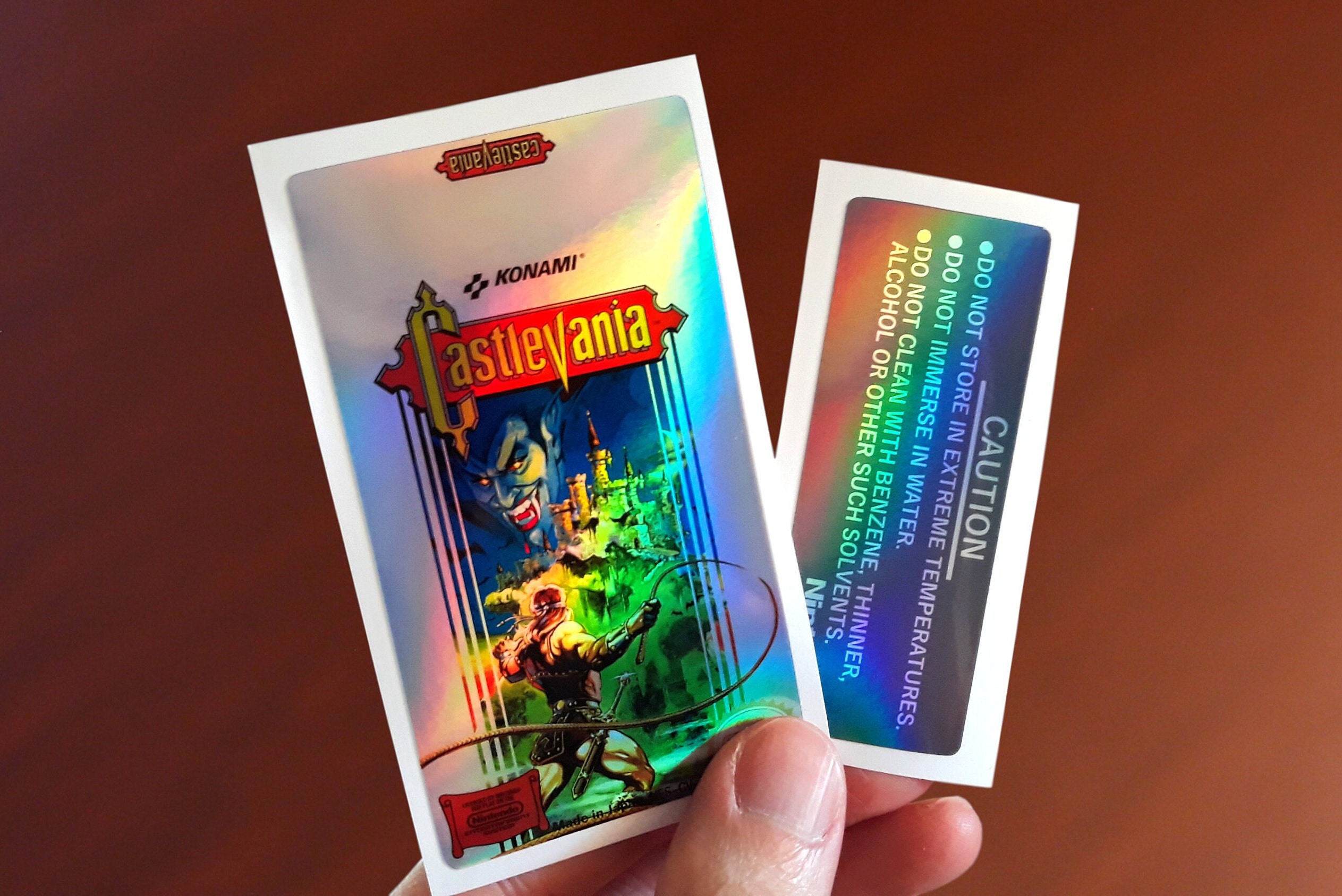 Nes cartridge labels