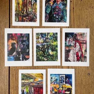 A6 postcards - 4” x 6” (choice of 7)