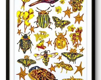 Alas de abril - PINTURA ORIGINAL 21” x 31”