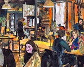 Ezra and Gil coffee shop - PRINT