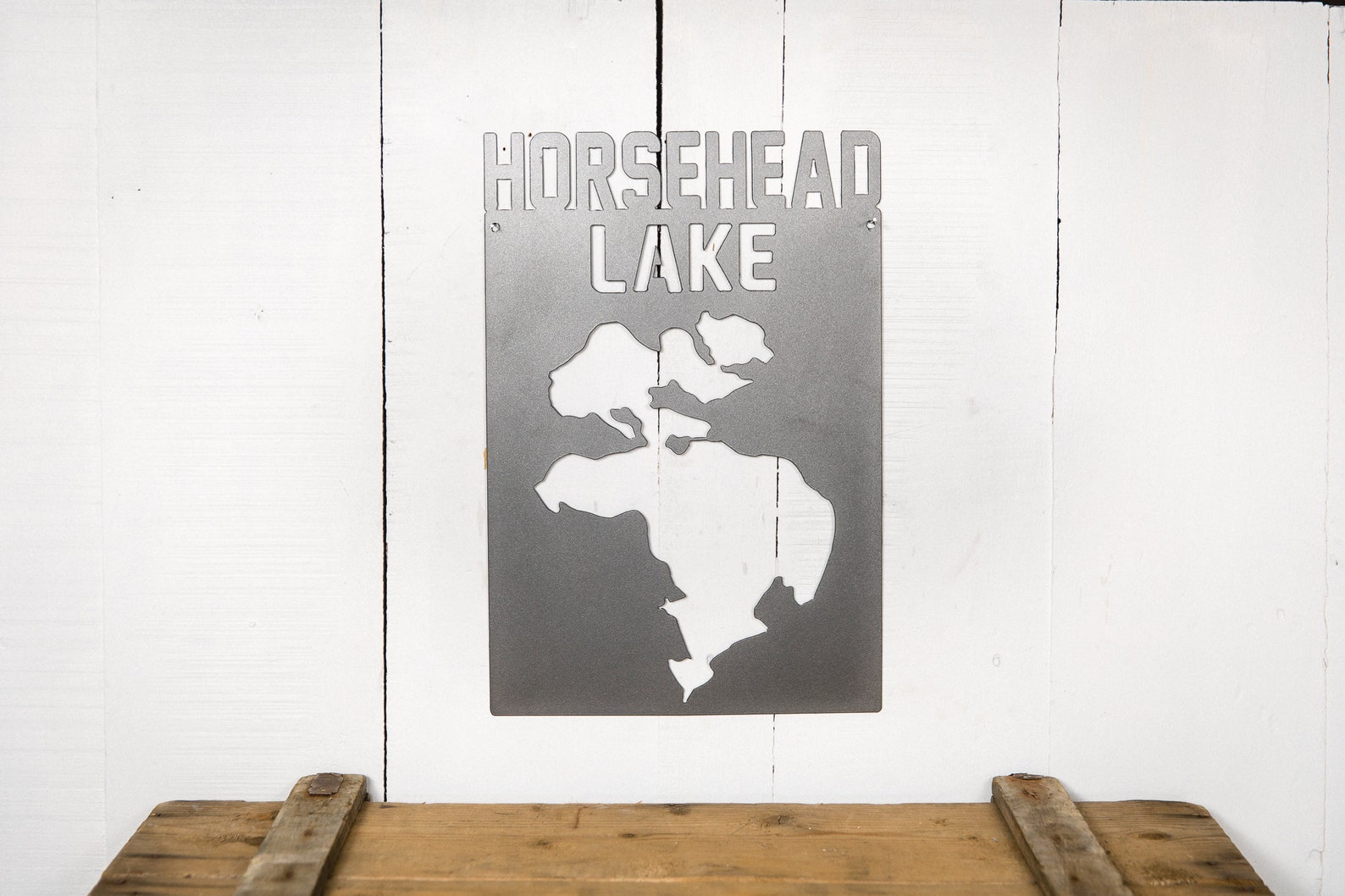Horsehead Lake Michigan Steel Lake Map Etsy
