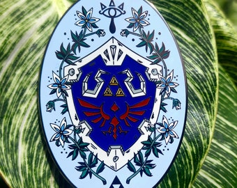 Leyenda de Zelda Escudo Hylian Chapa