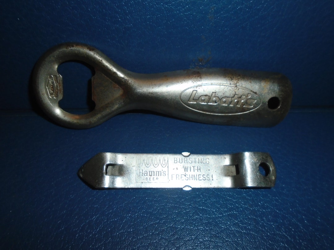 Vintage Labatt's Beer Bottle Opener Hamms Beer Can Opener Etsy