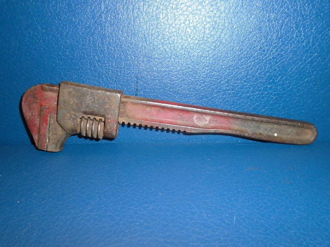 Vintage 9 in Auto Wrench Adjustable Wrench Etsy