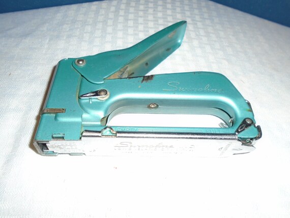 vintage swing line stapler staple gun swing line staple etsy