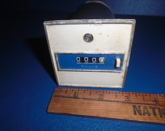 Vintage elapsed time timer Computer timer Vintage electronics parts