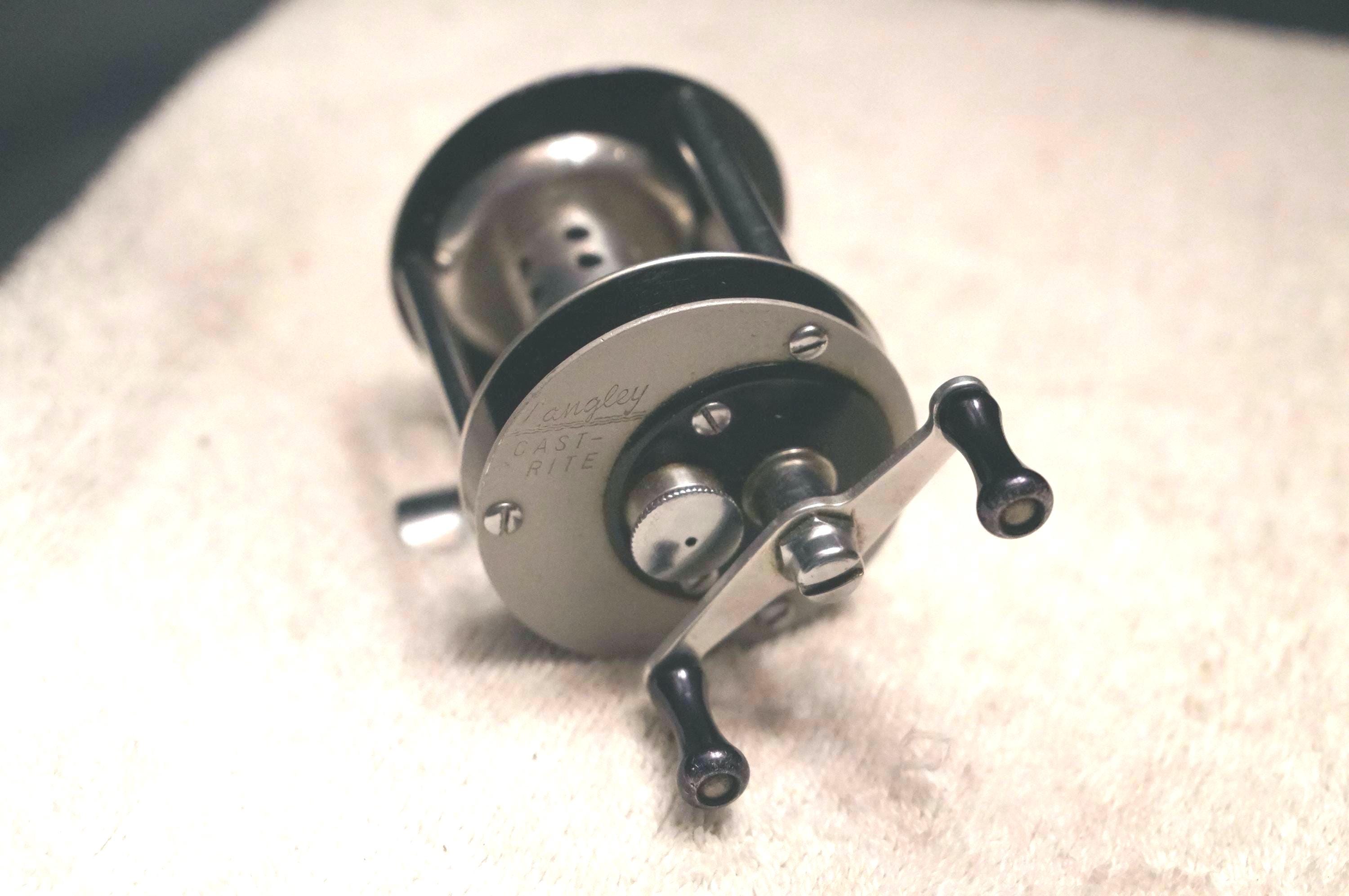 Vintage Langley Cast Rite 380 A Fishing Reel, Bait Casing Reel - Etsy