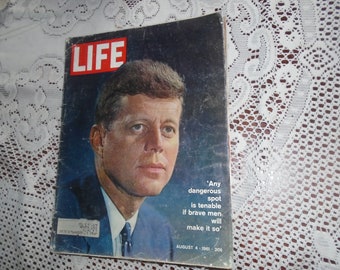 August 4 1961 Kennedy Life Magazine