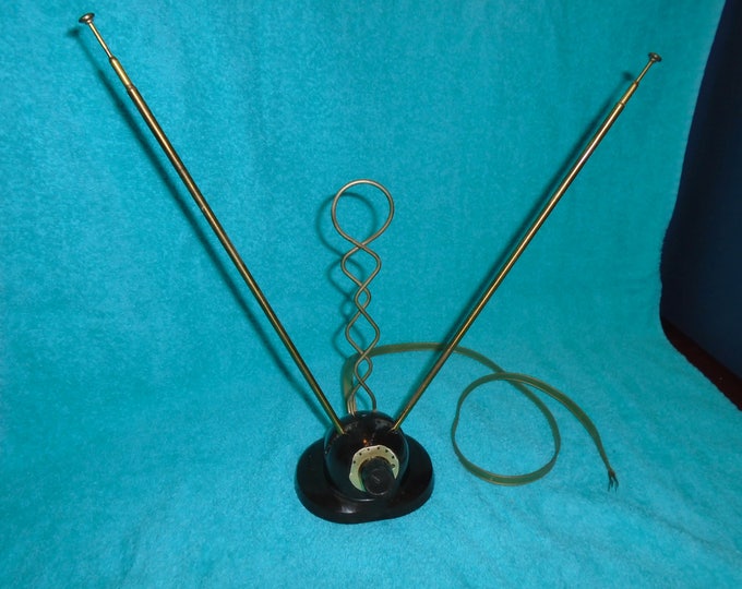 Vintage Rabbit Ears. Vintage Antenna. Television Antenna. Radio Antenna