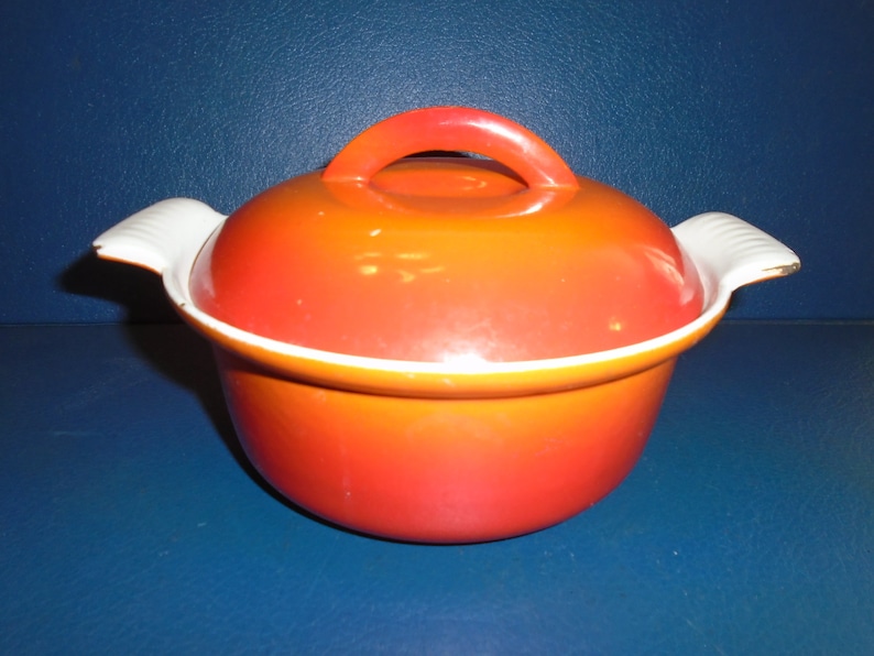 vintage descoware Enameled Pot cooking pot Pot