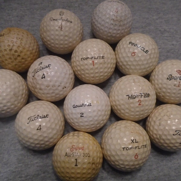 Vintage Golf Balls Etsy