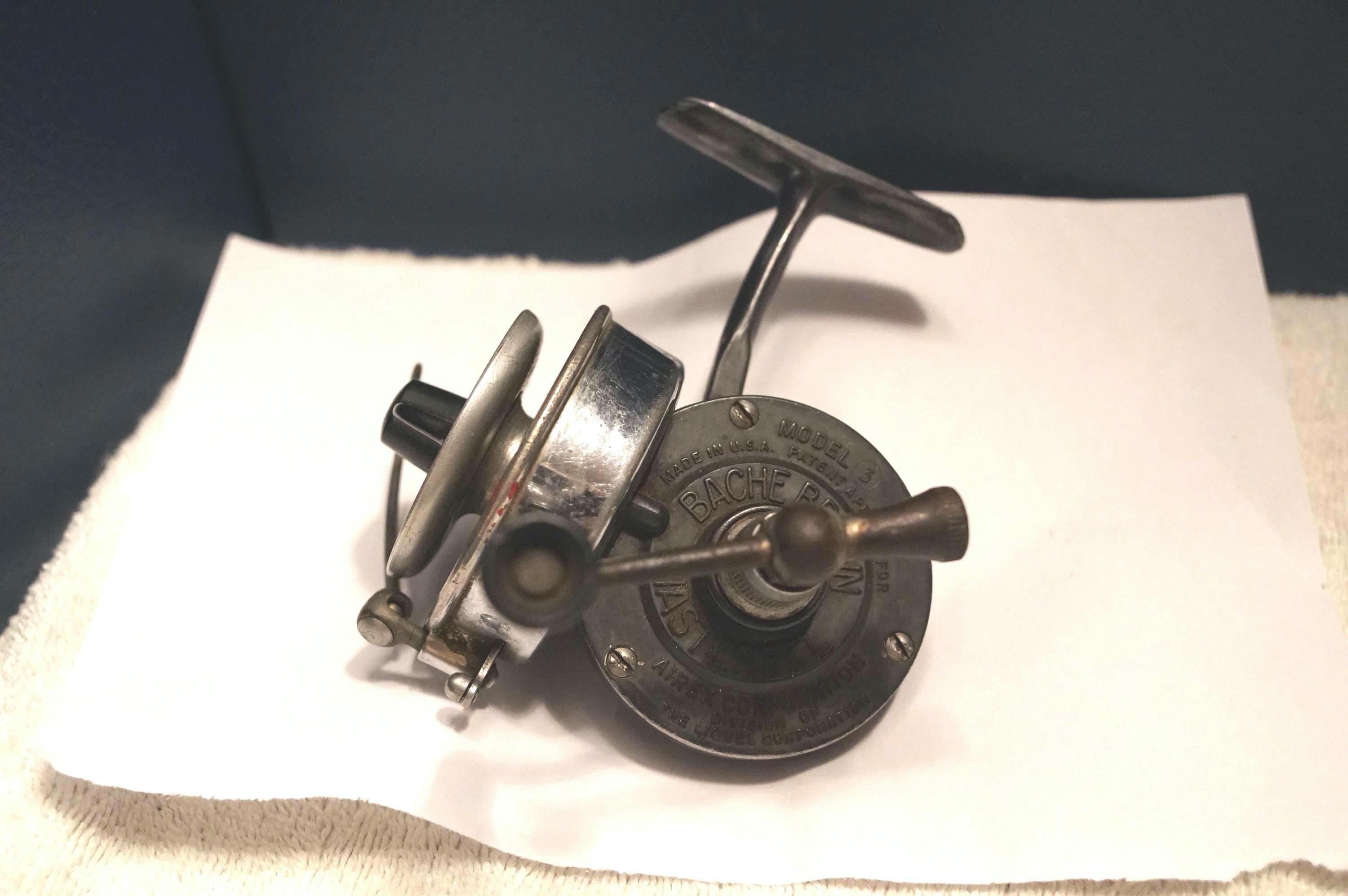bache brown fishing reel Half Bail Lionel Bache Brown Master Reel, Spinning Reel