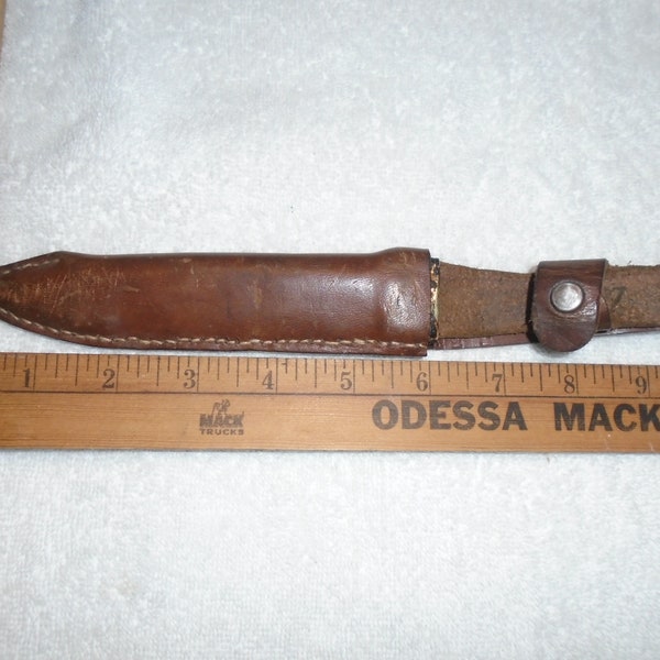 Old leather knife sheath for repair, see photos