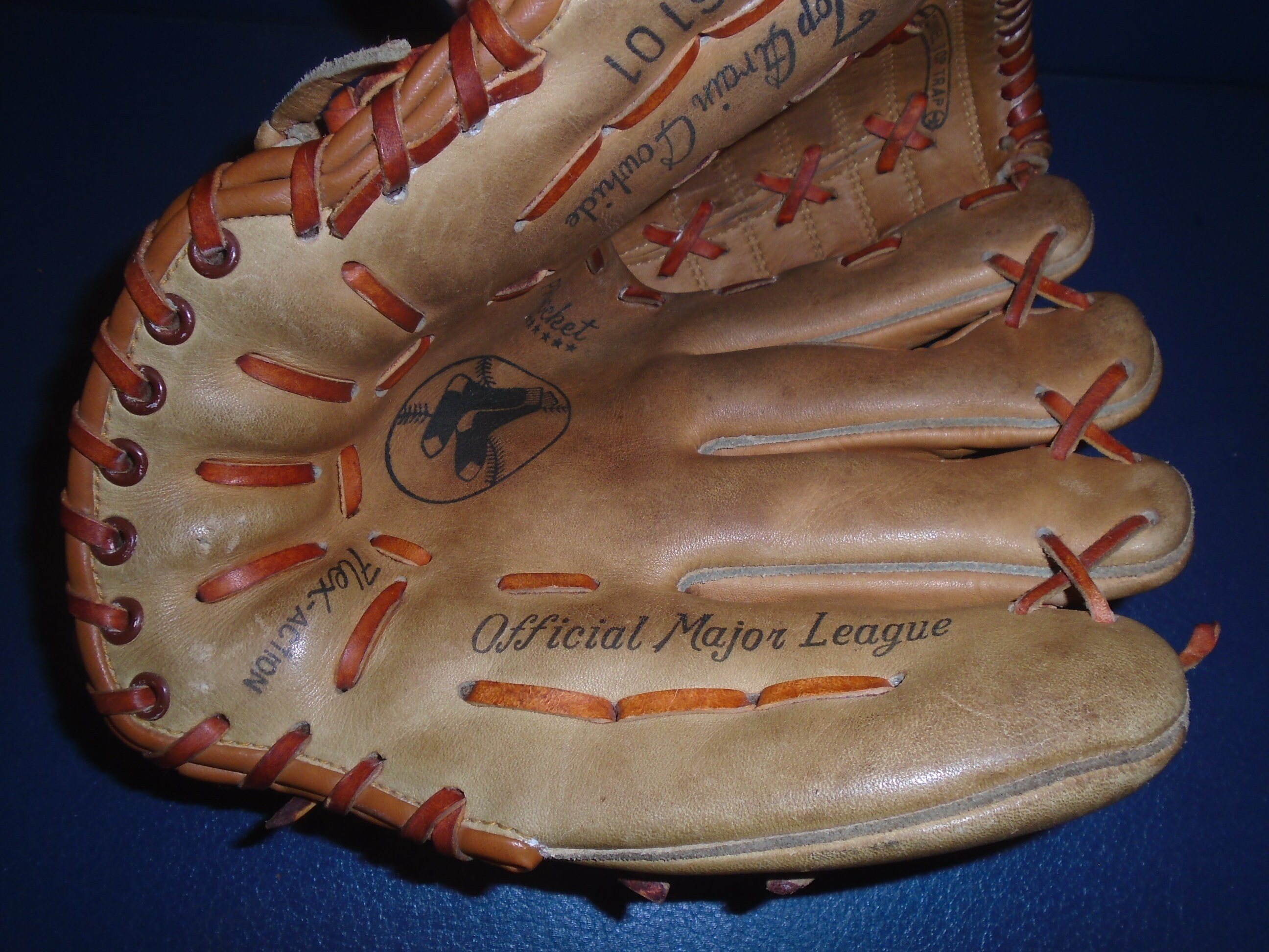 Vintage Ted Williams Model 400 Leather Baseball Glove Japan