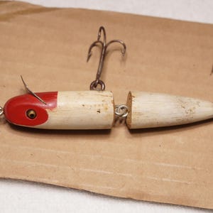 ON SALE!!!  Possibly Home made lure,,  Folk Art fishing Lure,