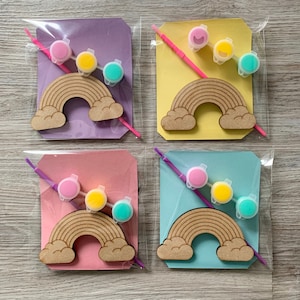 Rainbow party Bag Favour / children’s party favours / Children’s Party bag / Rainbow party favour / rainbow birthday / paint your rainbow
