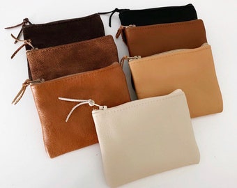 leather coin purses