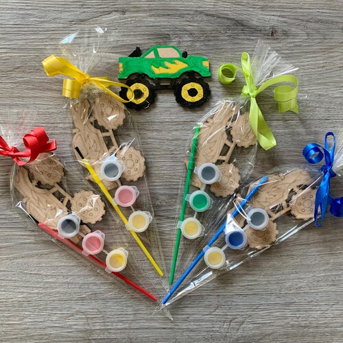 Monster Truck party favour / paint your own truck / monster party bags filler / monster vehicle birthday / monster car party favors