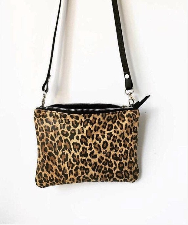 leopard crossbody handbag