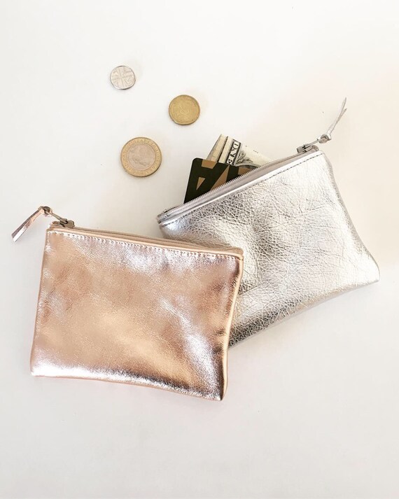 rose gold pouch