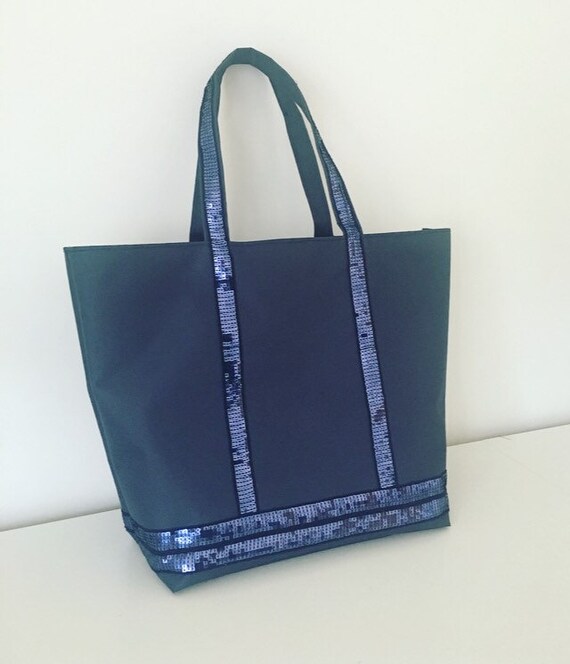 navy canvas bag