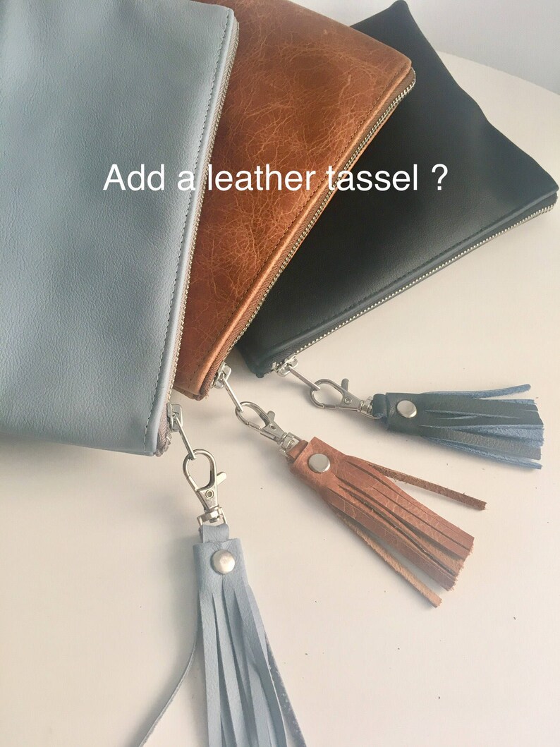 Leather Cosmetic Bag / Leather Make up Bag / Tan Leather Etsy UK