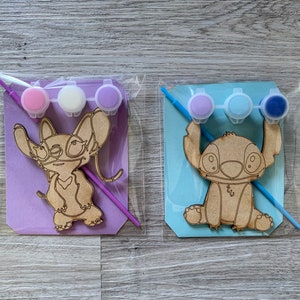 Malen Sie Ihre eigenen süßen Alien-/Lilo- und S-Partytüten/Maschenparty-Gastgeschenke/Bastelparty-Gastgeschenke/Partytütenfüller