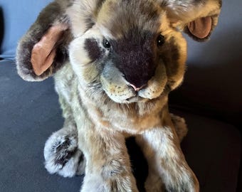 リアルなコーギーの子犬のぬいぐるみ - 手作りの可動式ぬいぐるみ