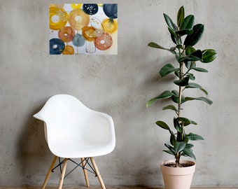 Abstract Breastfeeding Art Print: Lactation Consultant Office Decor