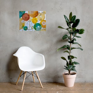 Pumping Abstract Paper Print, Breastfeeding Wall Art, Lactation  Room Art Decoration