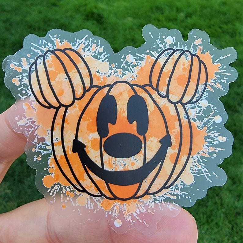 Pumpkin head sticker image 1